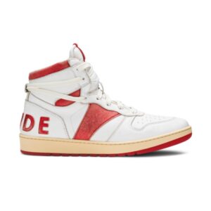 Baskets Rhude Rhecess Hautes Blanc Rouge 05AFO14501
