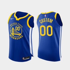 Maillot de basket-ball 2020-21 Warriors #00, édition icône personnalisée, maillot Royal authentique 165633