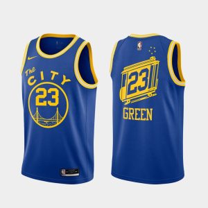 Maillot de basket-ball Warriors 2020-21 # 23 Draymond Green Classic Edition Royal Swingman Jersey 165576