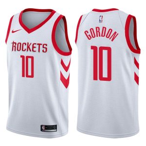 Maillot de basket-ball 2017-18 Houston Rockets # 10 Eric Gordon Association Edition Blanc Swingman Jersey 166572