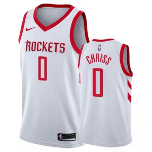 Maillot de basket-ball 2018-19 Houston Rockets # 0 Marquese Chriss Association Edition Maillot Swingman blanc 166526