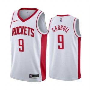 Maillot de basket-ball 2019-20 Houston Rockets # 9 DeMarre Carroll Association Edition Blanc Swingman Jersey 166446