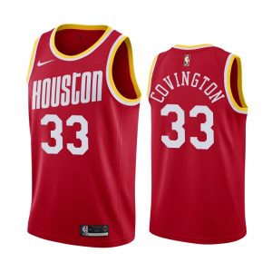 Maillot de basket-ball 2019-20 Houston Rockets # 33 Robert Covington Classic Edition Maillot Swingman rouge 166306