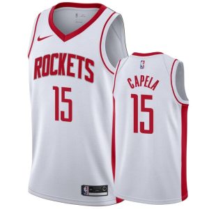 Maillot de basket-ball 2019-20 Houston Rockets # 15 Clint Capela Association Edition Maillot Swingman blanc 166494