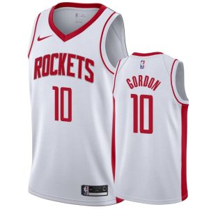 Maillot de basket-ball 2019-20 Houston Rockets # 10 Eric Gordon Association Edition Maillot blanc Swingman 166510