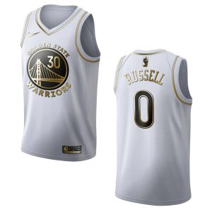 Maillot Swingman blanc Warriors #0 D'Angelo Russell Golden Edition 2020 165343