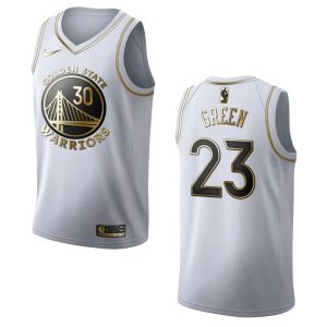Maillot de basket-ball Warriors #23 Draymond Green Golden Edition, maillot blanc Swingman 2020, 165320