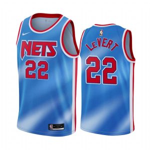 2020-21 Brooklyn Nets # 22 Caris LeVert édition classique bleu Swingman maillot de basket-ball 166185