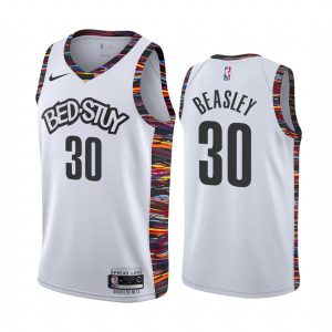 Maillot de basket-ball 2020-21 Brooklyn Nets # 30 Michael Beasley City Edition Maillot Swingman blanc 167289
