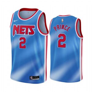 2020-21 Brooklyn Nets # 2 Taurean Prince Classic Edition Bleu Swingman Jersey Maillot de basket-ball 166217