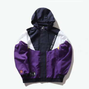Coupe-vent 2020 Veste de sport Los Angeles Lakers Femme noir, blanc, violet 170863
