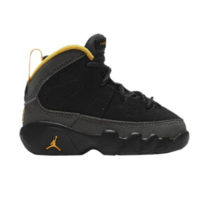 Air Jordan 9 Retro Dark Charcoal University Gold TD Baskets Noir/Charbon foncé/Or université 173404