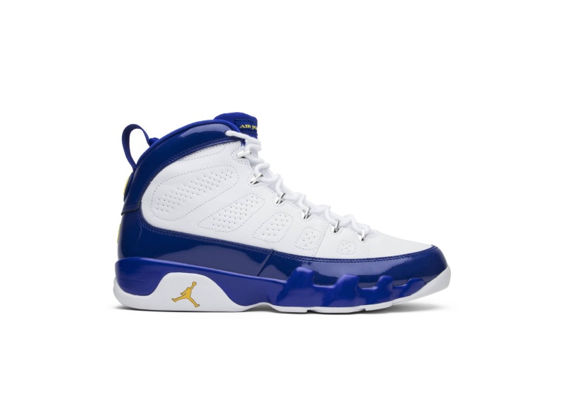 Air Jordan 9 Retro Kobe Bryant PE Baskets Blanc/Tour Jaune-Concord 172333