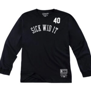 Mitchell & Ness x E-40 x Golden State Warriors T-shirt à manches longues noir 175078