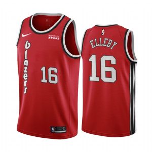 2020-21 Portland Trail Blazers # 16 C.J. Maillot de basket-ball Elleby Classic Edition Maillot Swingman rouge blanc 171701