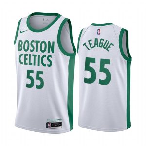 Maillot Swingman blanc Boston Celtics # 55 Jeff Teague City Edition 2020-21 170068