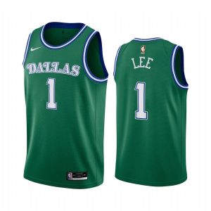 Maillot Swingman vert Dallas Mavericks #1 Courtney Lee édition classique 2020-21 172216