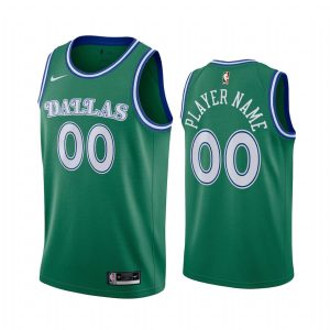 Maillot de basket-ball 2020-21 Dallas Mavericks #00, édition classique personnalisée, maillot Swingman vert 172232