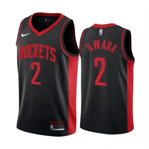 2020-21 Houston Rockets #2 David Nwaba Earned Edition Maillot Swingman noir 171537