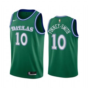 2020-21 Dallas Mavericks # 10 Dorian Finney-Smith édition classique maillot Swingman vert maillot de basket-ball 172175