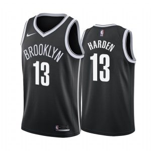 Maillot de basket-ball 2020-21 Brooklyn Nets #13 James Harden Icon Edition Maillot Swingman noir 169743