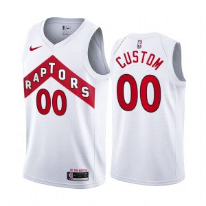 Maillot de basket-ball 2020-21 Toronto Raptors #00 Édition Association personnalisée Maillot Swingman blanc 169555