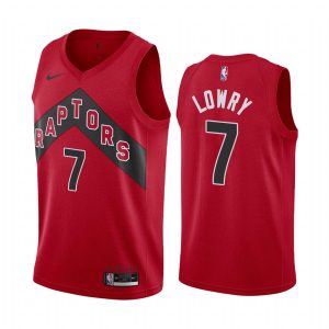 Maillot de basket-ball 2020-21 Toronto Raptors # 7 Kyle Lowry Icon Edition Maillot Swingman rouge 169627