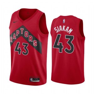 Maillot de basket-ball 2020-21 Toronto Raptors # 43 Pascal Siakam Icon Edition Maillot Swingman rouge 169563