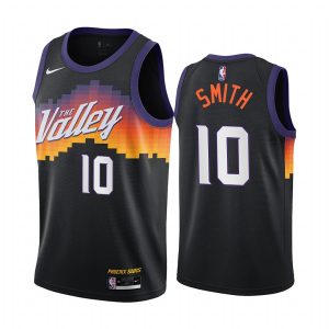 Maillot de basket-ball 2020-21 Phoenix Suns #10 Jalen Smith City Edition Maillot Swingman noir 169689