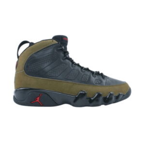 Air Jordan 9 OG Olive (1993) Noir-Light Olive-True Rouge 130182 030