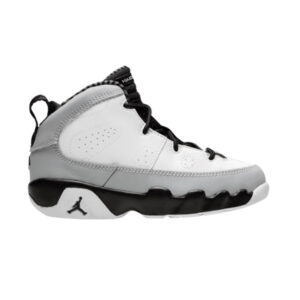 Air Jordan 9 Retro BT Baron Baskets Blanc/Noir-Loup Gris 401812 116
