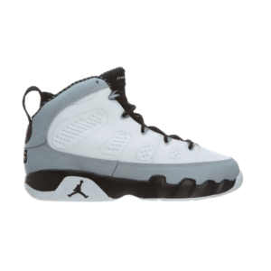 Air Jordan 9 Retro Barons BP Baskets Blanc/Noir-Loup Gris 401811 116
