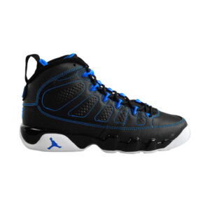 Air Jordan 9 Retro Photo Blue GS Baskets Noir/Blanc-Photo Bleu 302359 007