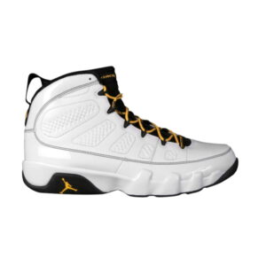 Air Jordan 9 Retro Quai 54 Baskets Blanc/Varsity Maize-Noir 177950