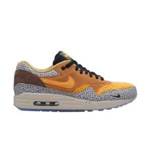 Atmos x Nike Air Max 1 Safari 2016 baskets Flax/Kumquat/Chestnut 665873 200