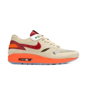 Baskets CLOT x Nike Air Max 1 Kiss of Death 2021 Net/Deep Red/Orange Blaze DD1870 100