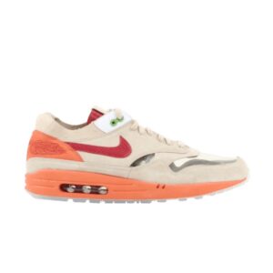 Baskets CLOT x Nike Air Max 1 Premium Kiss of Death 2006 Net/Deep Red/Orange Blaze 179182