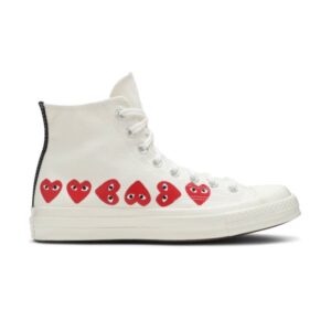 Comme des Garçons Play x Converse Chuck 70 Hi Top Multi Heart Baskets 162972C