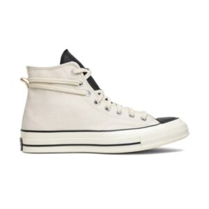 Fear of God x Converse Chuck 70 High Baskets ivoire naturel Noir 167955C
