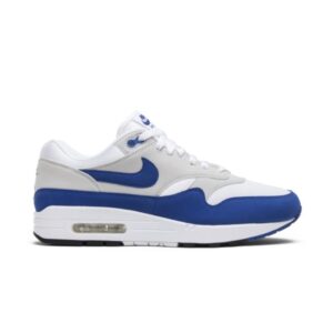 Nike Air Max 1 OG Anniversary Royal (2017) Blanc/Game Royal/Gris neutre/Noir 908375 101