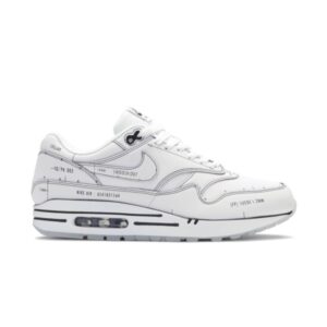 Nike Air Max 1 Tinker Schematic Sketch To Shelf – Blanc Blanc/Blanc/Noir CJ4286 100