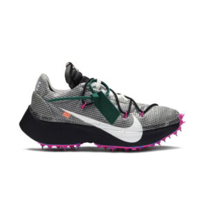 Baskets Off-White x Wmns Nike Vapor Street Noir Laser Fuchsia Blanc 186559