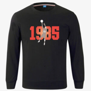 T-Shirt 2018 Air Jordan Noir Blanc Manches Longues noir, blanc 195745