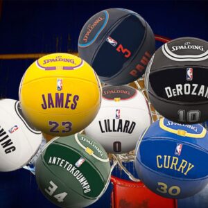 Ballon de basket-ball NBA Spalding 2020, noir, 65-006Y