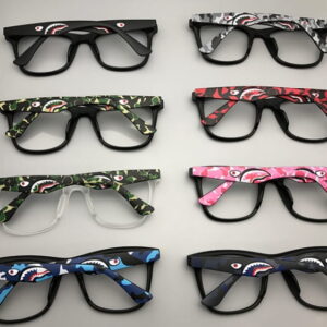 Lunettes de soleil A Swimming Ape (BAPE) Shark Glasses Unisexe en stock 197543