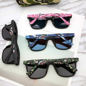 Lunettes de soleil A Swimming Ape (BAPE) Lunettes de soleil requin unisexe en stock 197485