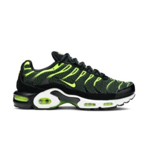 Nike Air Max Plus Noir Gris Foncé Volt Baskets 852630 036