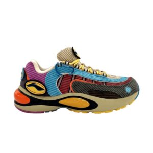 Baskets Li-Ning Essence New York Fashion Week – Velours côtelé bleu vintage ARHP189 5