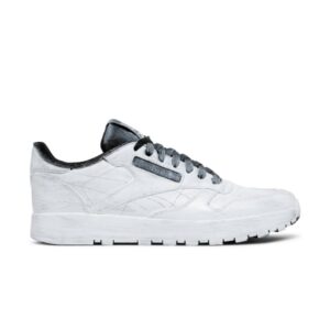 Maison Margiela x Reebok Baskets en cuir classique Tabi Whiteout H04859