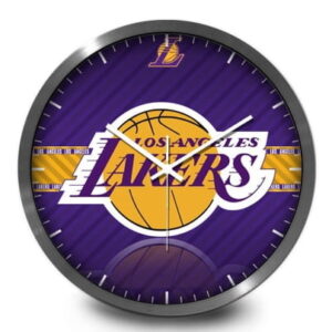 Horloge murale NBA Lakers violet-jaune 198371